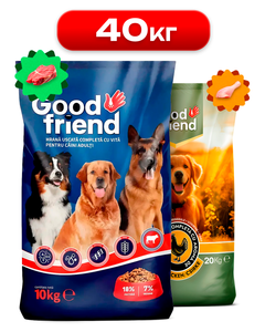 Goodfriend Корм для собак сухий зі смаком яловичини та курки 40кг Good Friend Chicken Beef