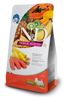 Farmina N&D Tropical Selection Salmon Mini Низькозерновий корм для собак малих порід з лососем і тропічними фруктами 5 кг