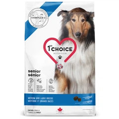 Корм 1st Choice Senior Medium and Large Breeds сухий з куркою для літніх собак середніх та великих порід 12 кг