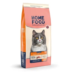 Корм для вибагливих стерилізованих котів Home Food з куркою та лівером 10кг (4820235020651)