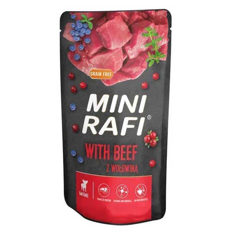Rafi Корм з м'ясо та м'ясні субпродукти яловичина для дорослих собак мініатюрних порід