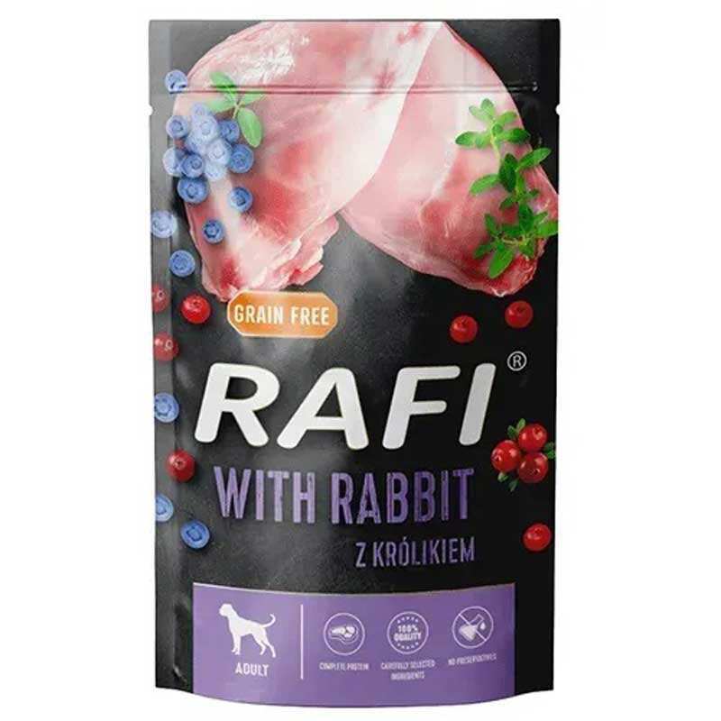 Rafi Корм з м'ясо та м'ясні субпродукти кролик для дорослих собак