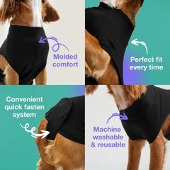 Боді для відновлення собак Derby Pet Recovery Suite, Navy Blue, S