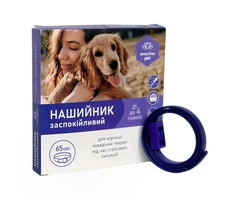 Продукт Нашийник заспокійливий 65 см для корекції поведінки у котів і собак усіх порід