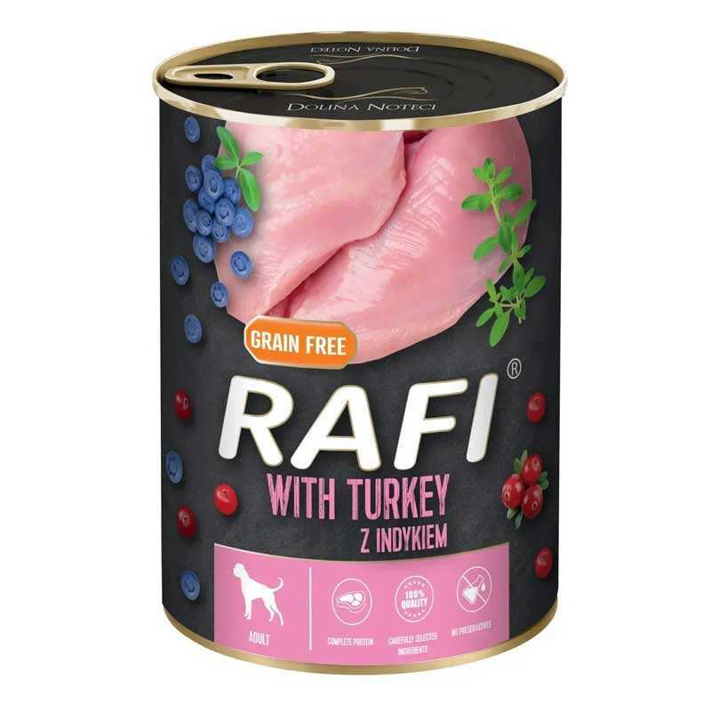 Rafi Корм з м'ясо та м'ясні субпродукти індичка для дорослих собак