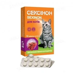 Сексінон для котів табл.№10 м'ясо O.L.KAR.* сексинон