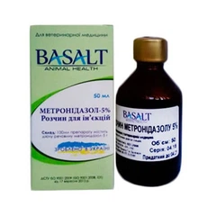 Basalt Метронідазол 5% розчин, 50 мл