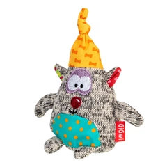 Іграшка для собак ведмідь з пискавкою GiGwi Plush 10 см
