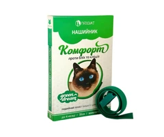 Продукт Нашийник проти бліх та кліщів Комфорт для котів