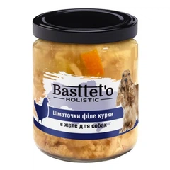 Basttet'o Вологий корм (шматочки в желе) для собак