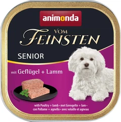 Упаковка вологого корму Animonda Vom Feinsten Senior with Poultry + Lamb для літніх собак з птицею та ягням 150 г х 6 шт (2700000033807)