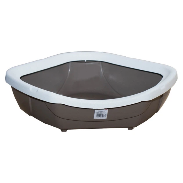 Туалет для кішок кутовий MPS CORNER OPEN 52*50*14 см