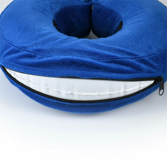 Захисний надувний нашийник для собак Derby Protective Inflatable Dog Cone Collar Blue (фастекс), L