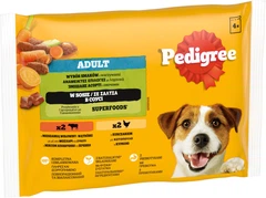 Pedigree Вологий корм (шматочки в соусі) з куркою для собак