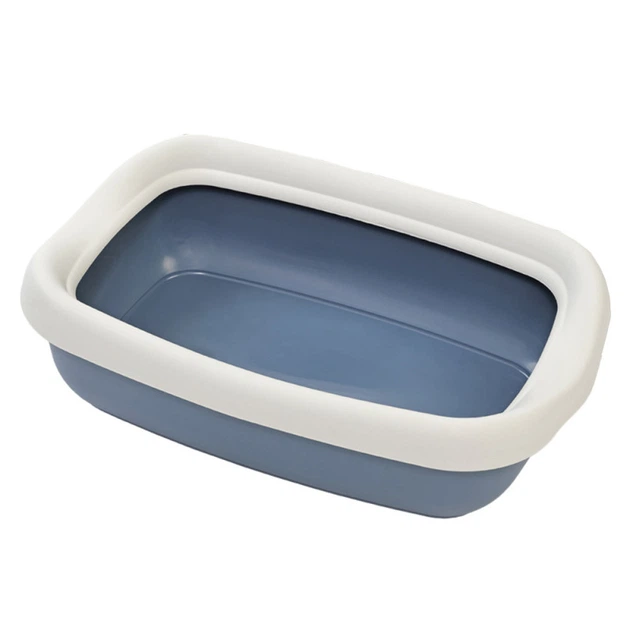 Туалет для котів з рамкою MPS BETA SMALL DARK BLUE 43*31*12 см (темно-синій)