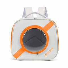 Рюкзак-перенесення для кішок Taotaopets 241109 Window Orange сумка з віконцем для тварин