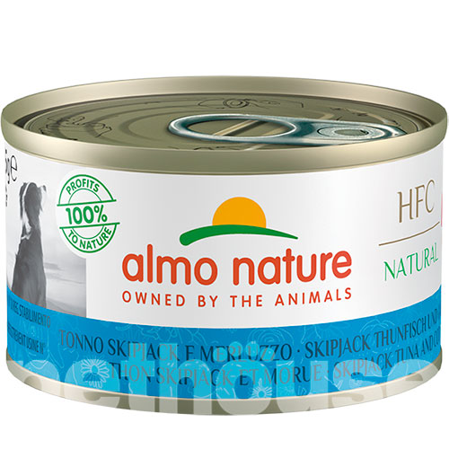 Almo Nature Вологий корм (шматочки в соусі) з риба тунець тріска для дорослих собак