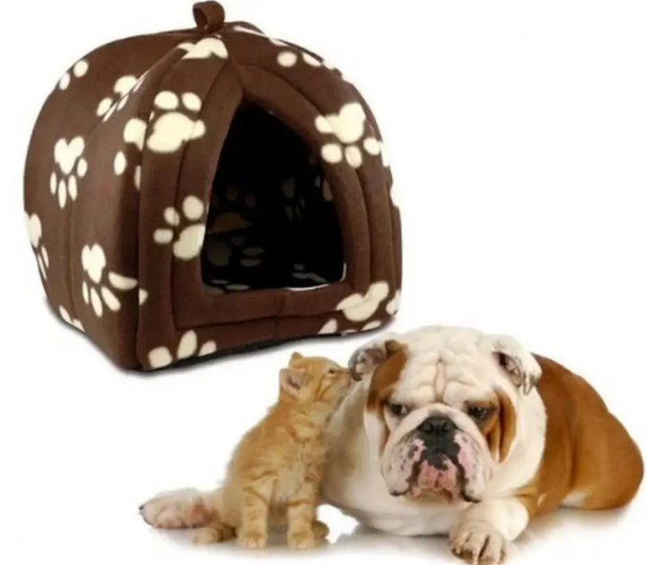 Без бренда М'який будиночок лежанка для собак та кішок Pet Hut