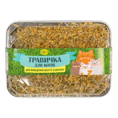 Трава для котів готова для пророщування ЛОРІ 60 г (для виведення шерсті)