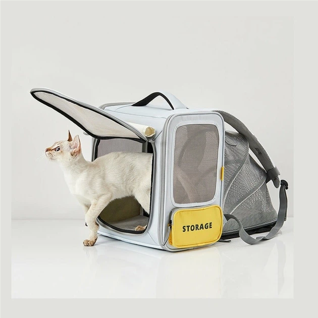 Рюкзак-переноска Petkit Breezy xZone Pet Carrier Grey (P7703 Grey)