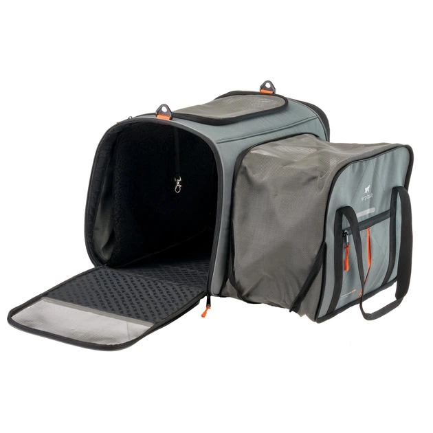 Переноска для собак та кішок з широкими функціями Ferplast Voyager Carrier Pro Grey