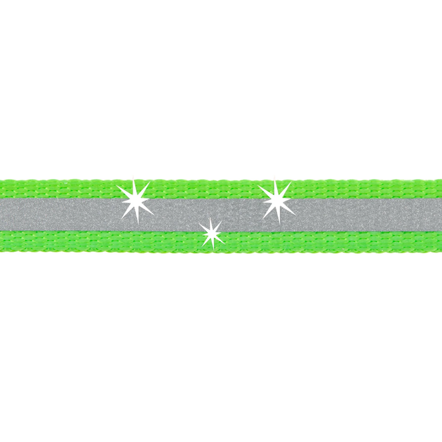 Повідець - рулетка для собак Ferplast Flippy One Reflex Tape М 16х3.4х11 см 5 м до 25 кг Салатовий зі стрічкою