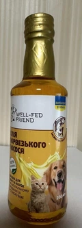 Well Fed Friend Олія норвезького лосося 100% Well-Fed Friend для собак та котів 200 мл
