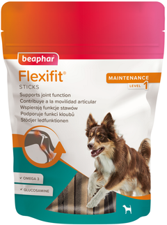 Палички з глюкозаміном Beaphar Flexifit Sticks для підтримки гнучкості суглобів у собак 175 г (8711231200412)