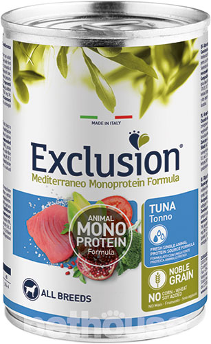 Exclusion Корм з риба тунець для дорослих собак