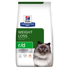 Hill's Prescription Diet r/d Weight Loss (Weight Reduction) - Корм-дієта з куркою для дорослих котів, що сприяє зниженню ваги