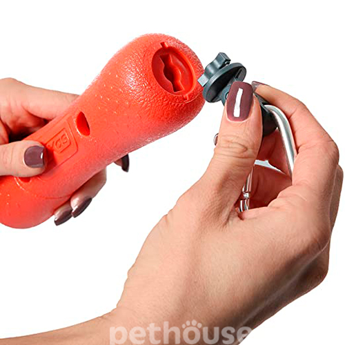 Dexas Off-Leash Tumbler Гантель з карабіном для собак