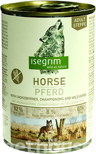 Isegrim Корм з конина для собак
