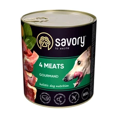 Savory Корм з курка качка індичка ягня для дорослих собак