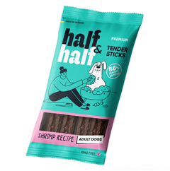 Додатковий корм для собак Half&Half (з креветкою) м'ясна паличка - 100 г