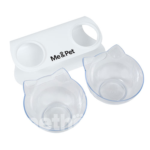 Me&Pet Подвійна годівниця Double Cat Food Bowl