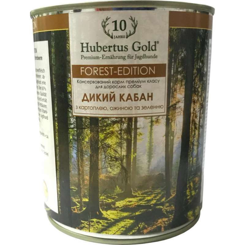 Hubertus Gold Корм з м'ясо та м'ясні субпродукти м'ясо дикого кабана для собак