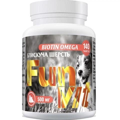 Фауна Добавка FunVit Biotin-Omega вовни для собак