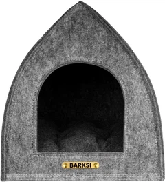 Будиночок для тварин Barksi Намет, S 35x35x36 см Сірий (2552)