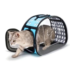 Сумка переноска для котів та собак 40x30x27 см (L) CosmoPet CP-21 Blue