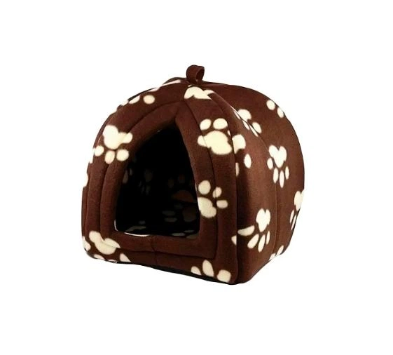 Без бренда М'який будиночок для собак та кішок Pet Pet Toys 27х27 см Коричневий
