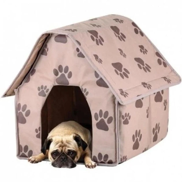 Без бренду Переносний складаний будиночок для собак або котів Portable Cat&Dog House, 37х43х40 см
