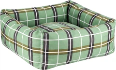 Лежак квадратний бязевий Barksi Comfort М 55x55 см Зелений (1422105)