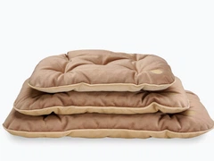 Подушка-підстілка для собак Harley and Cho Velour pillow Tomas Бежевий S