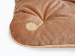 Подушка-підстілка для собак Harley and Cho Velour pillow Tomas Бежевий S