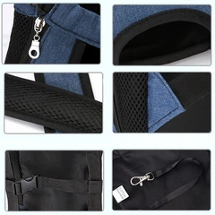 Рюкзак-кенгуру для тварин Lesko A01002-CO Jeans XL