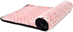 Luposan Теплий м'який плед для домашніх тварин Люпосанчик Coral velvet, 52х76 см, Pink