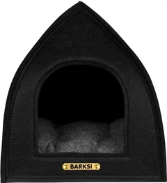 Будиночок для тварин Barksi Намет, S 35x35x36 см Чорний (2553)