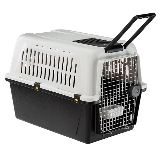 Переноска-контейнер Ferplast для собак, 55,5×81×58 см, сірий