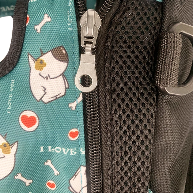Рюкзак-кенгуру для кота собаки Lesko A01002-GN Green Puppy S переноска