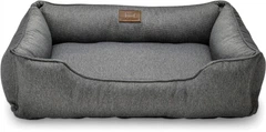 Лежак для собак Harley and Cho Dreamer 70х50 см з бортами Grey (3000102)